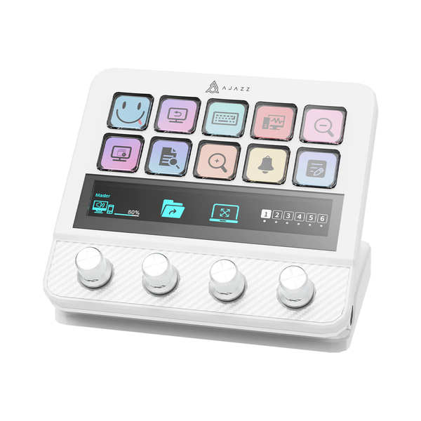 AJAZZ AKP05 ストリーミングコントロールパネル ホワイト AJAZZ AKP05E PRO – ajazz keyboard
