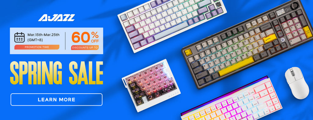 🌼 AJAZZ Spring Deals: Refresh Your Setup with Up to 60% OFF!