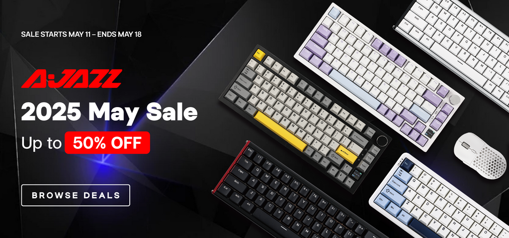 💥 AJAZZ May Sale is Here – Up to 50% Off!