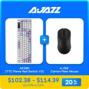 AJAZZ AK980 + AJAZZ AJ199 Carbon Fiber Mouse Bundle