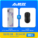 AJAZZ AK980 + AJAZZ AJ199 Carbon Fiber Mouse Bundle