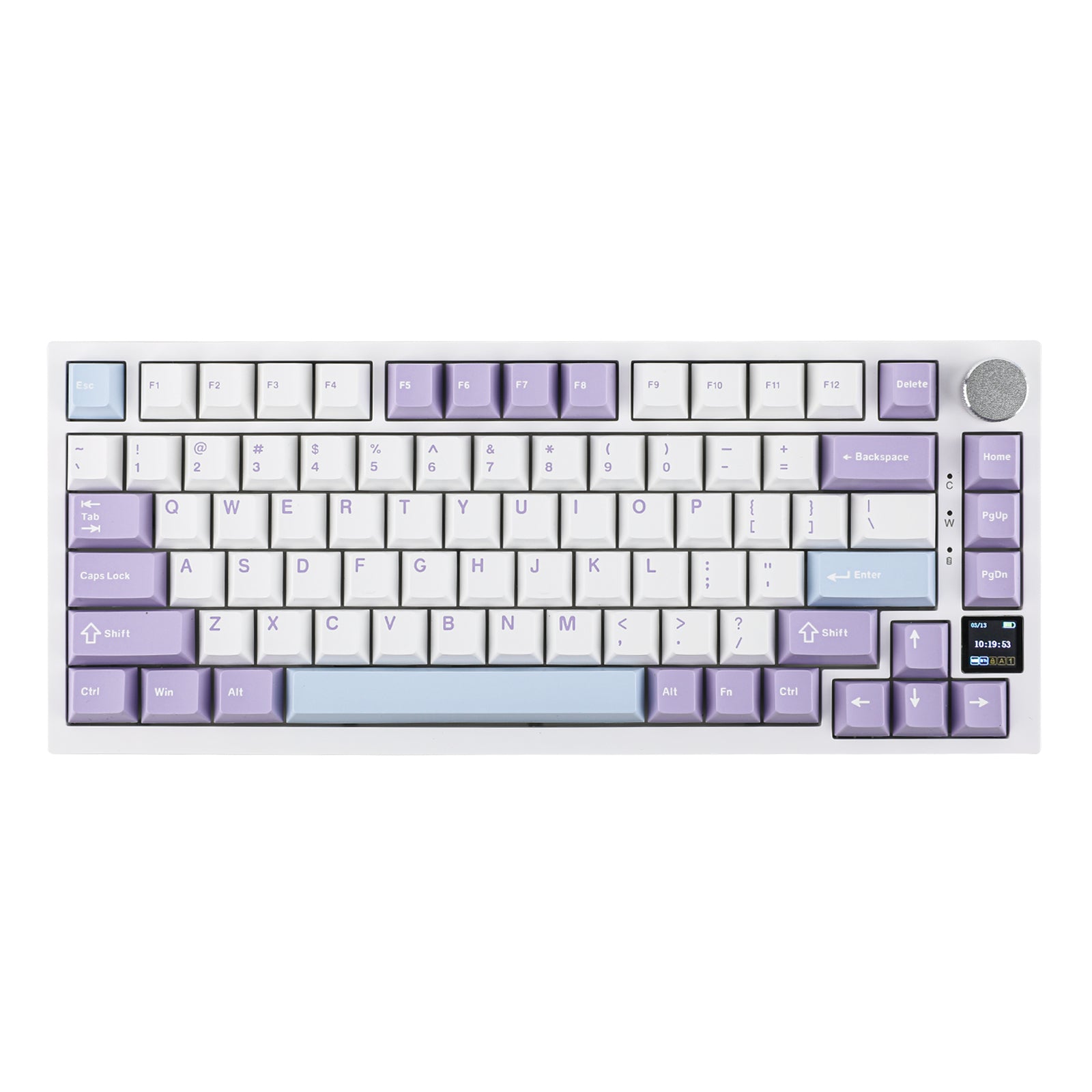 Ajazz AK820 Pro - White Purple / Ajazz Gift Switch